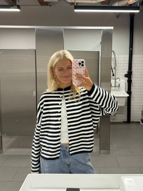 Coco Cutie Cardigan // Navy Stripe